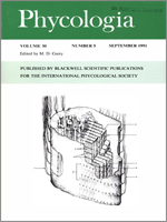 Cover image for Phycologia, Volume 30, Issue 5, 1991