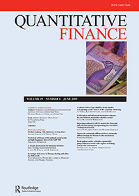 Cover image for Quantitative Finance, Volume 19, Issue 6, 2019