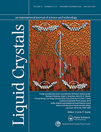 Cover image for Liquid Crystals, Volume 47, Issue 14-15, 2020