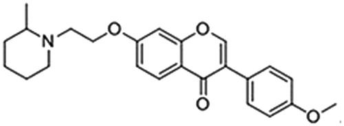 Figure 2. Chemical Structure of the hit compound G.
