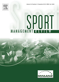 Cover image for Sport Management Review, Volume 18, Issue 4, 2015