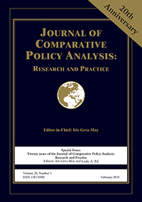 Cover image for Journal of Comparative Policy Analysis: Research and Practice, Volume 20, Issue 1, 2018