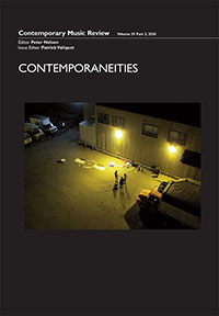 Cover image for Contemporary Music Review, Volume 39, Issue 2, 2020