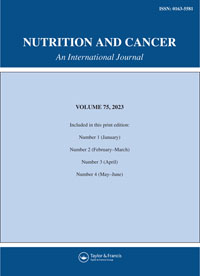 Cover image for Nutrition and Cancer, Volume 75, Issue 2, 2023