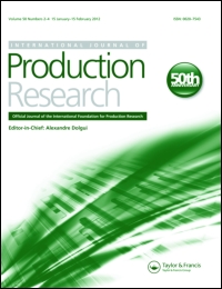 Cover image for International Journal of Production Research, Volume 54, Issue 21, 2016