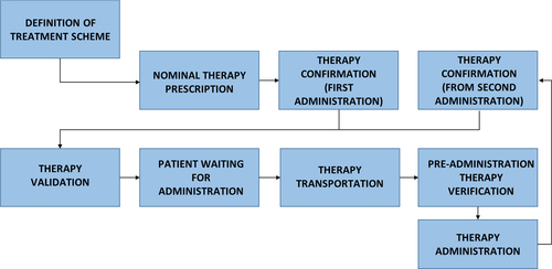 Fig. 1 Phases of the drug administration process