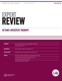 Cover image for Expert Review of Anti-infective Therapy, Volume 13, Issue 11, 2015