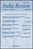 Cover image for India Review, Volume 9, Issue 3, 2010