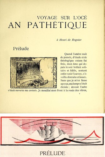 Figure 1. The Prélude illustrations by Denis (top) and Latour.