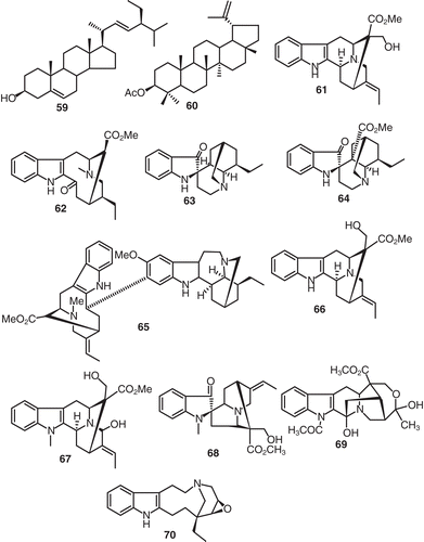 Figure 6.  Structures of compounds 59–70.