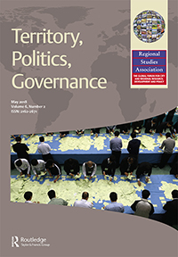 Cover image for Territory, Politics, Governance, Volume 6, Issue 2, 2018