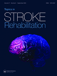 Cover image for Topics in Stroke Rehabilitation, Volume 27, Issue 6, 2020