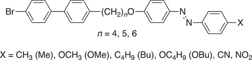 Figure 2. Molecular structure of the BrBnOABX dimers.