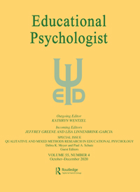 Cover image for Educational Psychologist, Volume 55, Issue 4, 2020
