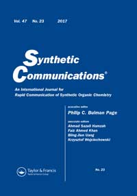 Cover image for Synthetic Communications, Volume 47, Issue 23, 2017