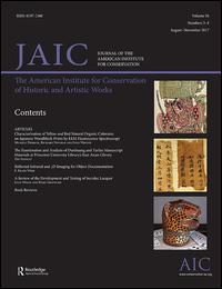 Cover image for Journal of the American Institute for Conservation, Volume 29, Issue 1, 1990