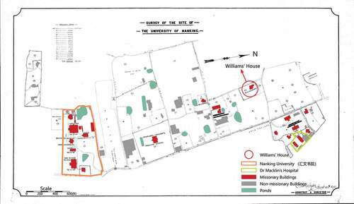 Figure 7. Survey of the site of UNK in 1911.