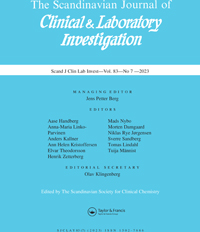 Cover image for Scandinavian Journal of Clinical and Laboratory Investigation, Volume 83, Issue 7, 2023