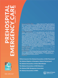 Cover image for Prehospital Emergency Care, Volume 26, Issue 2, 2022