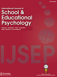 Cover image for International Journal of School & Educational Psychology, Volume 6, Issue 2, 2018
