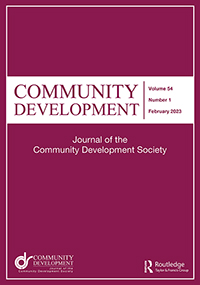 Cover image for Community Development, Volume 54, Issue 1, 2023