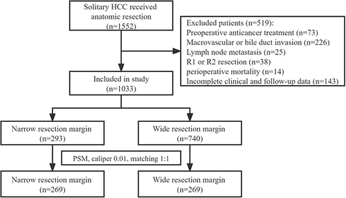 Figure 1 The flow chart in patient’s selection.