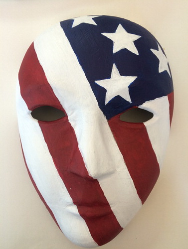 Figure 2. Example patient’s mask from Case Series 2 (Patriotic Group)