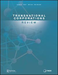 Cover image for Transnational Corporations Review, Volume 8, Issue 4, 2016