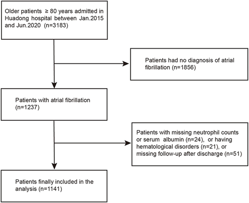 Figure 1 Flowchart of patient selection.