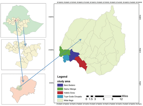 Figure 1. Map of the study area.