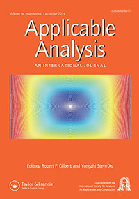 Cover image for Applicable Analysis, Volume 98, Issue 16, 2019