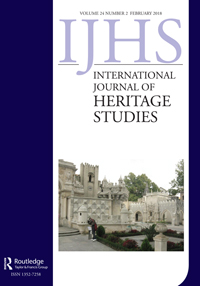 Cover image for International Journal of Heritage Studies, Volume 24, Issue 2, 2018