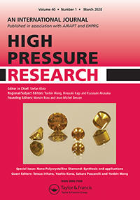 Cover image for High Pressure Research, Volume 40, Issue 1, 2020
