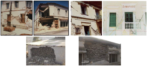 Figure 3. Damage mechanisms of rubble stone masonry.
