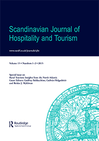Cover image for Scandinavian Journal of Hospitality and Tourism, Volume 15, Issue 1-2, 2015