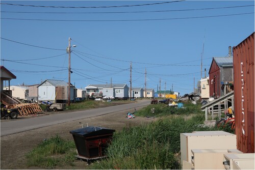 Figure 5. Shishmaref Airport Road, summer 2019 (photo taken by the author).