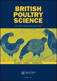 Cover image for British Poultry Science, Volume 49, Issue 3, 2008