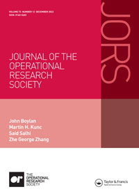 Cover image for Journal of the Operational Research Society, Volume 73, Issue 12, 2022
