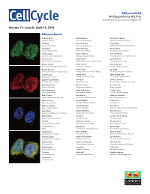 Cover image for Cell Cycle, Volume 13, Issue 8, 2014