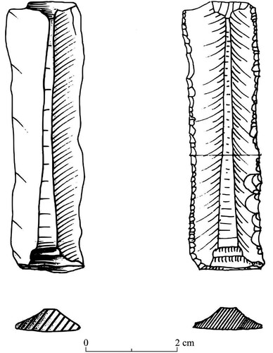 Figure 13 Canaanean blades from Mitzpe Shalem, illustrations from Bar-Adon’s unpublished documentation.