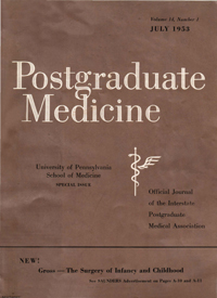 Cover image for Postgraduate Medicine, Volume 14, Issue 1, 1953