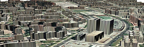 Figure 6. The 3D model of the Zaragoza city.
