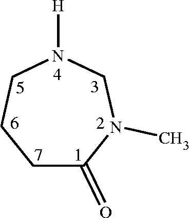 Figure 3.  Deduced structure of IADA-7.