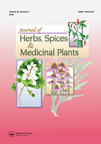 Cover image for Journal of Herbs, Spices & Medicinal Plants, Volume 24, Issue 2, 2018