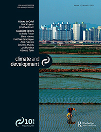 Cover image for Climate and Development, Volume 12, Issue 7, 2020