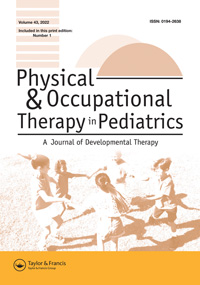 Cover image for Physical & Occupational Therapy In Pediatrics, Volume 43, Issue 1, 2023