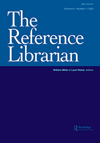 Cover image for The Reference Librarian, Volume 61, Issue 1, 2020