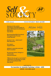 Cover image for Self & Society, Volume 35, Issue 5, 2008