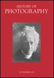 Cover image for History of Photography, Volume 34, Issue 2, 2010
