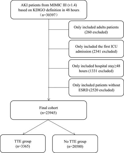 Figure 1 Study flow diagram in the present study.